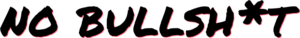 NO BULLSH*T Logo